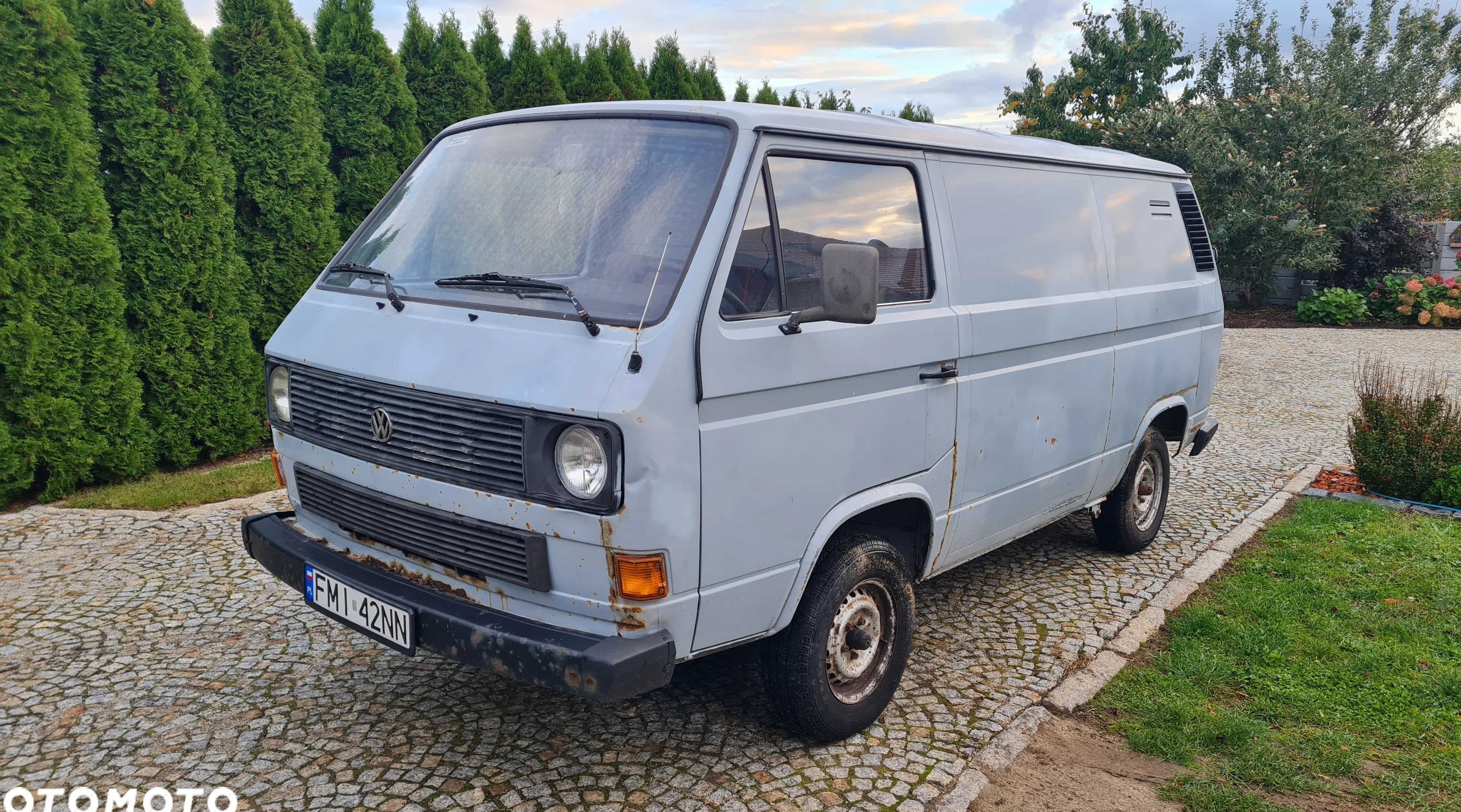 lubuskie Volkswagen Transporter cena 6500 przebieg: 600000, rok produkcji 1989 z Lubin